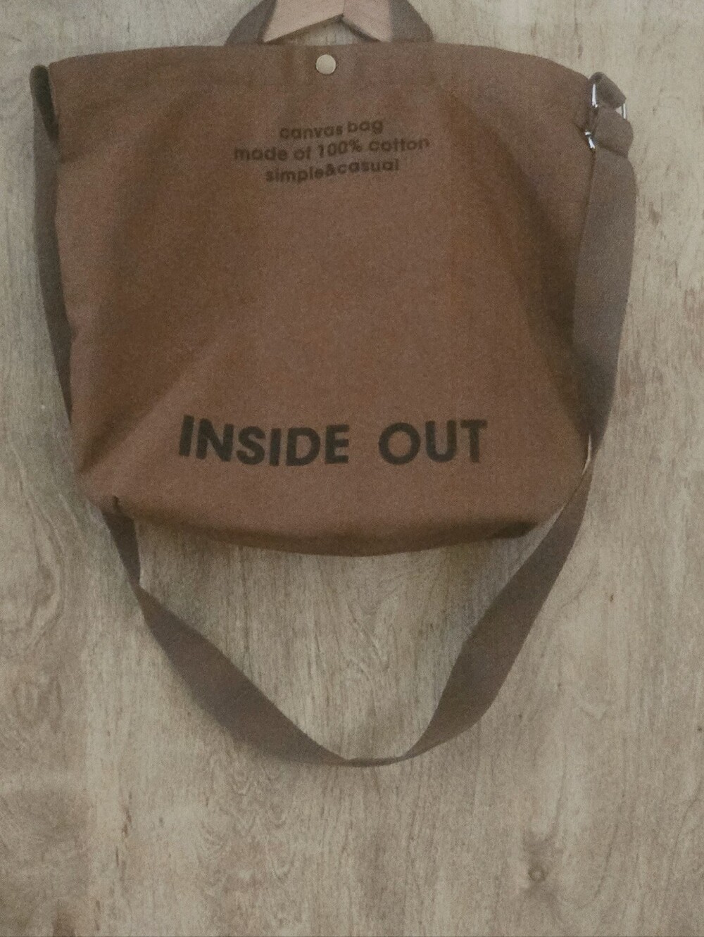 Inside Out Tote Shoulder Bag